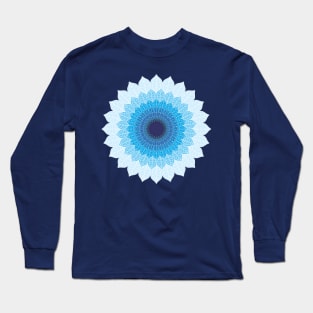 The Blue Mandala Long Sleeve T-Shirt